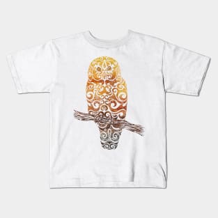 Swirly Owl Kids T-Shirt